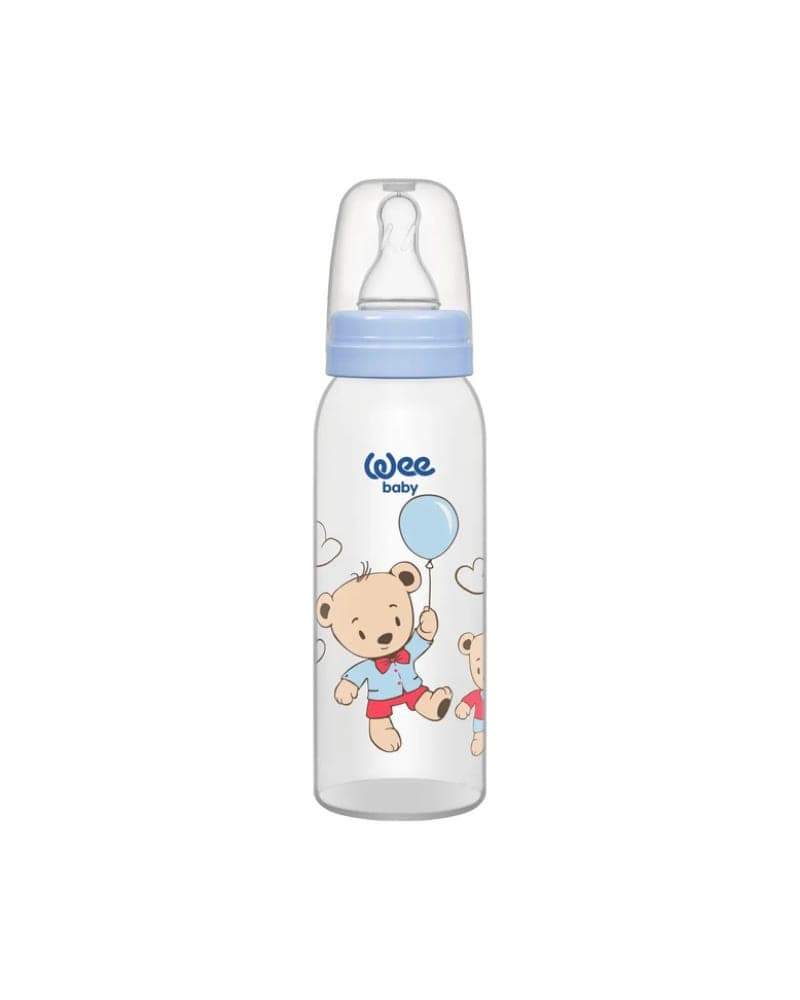 WEE BABY CLASSIC PP FEEDING BOTTLE 250 ML (SILICONE NIPPLE NO:1) 12X16