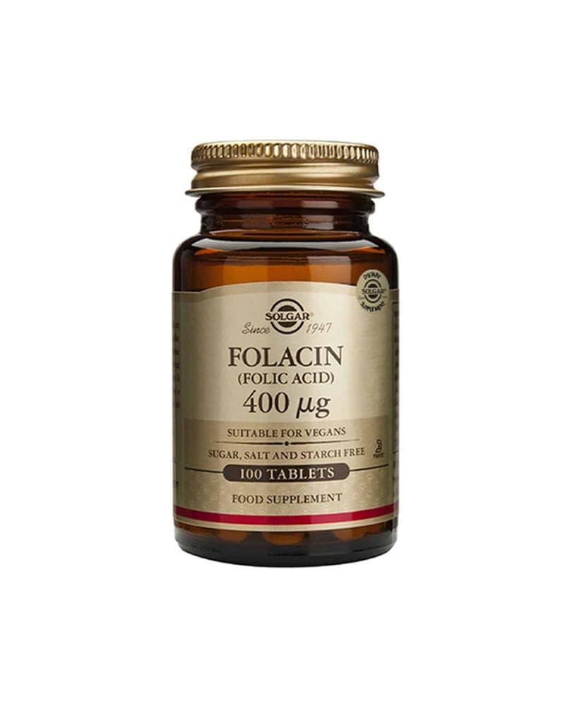 SOLGAR FOLACIN 400MCG TBL100