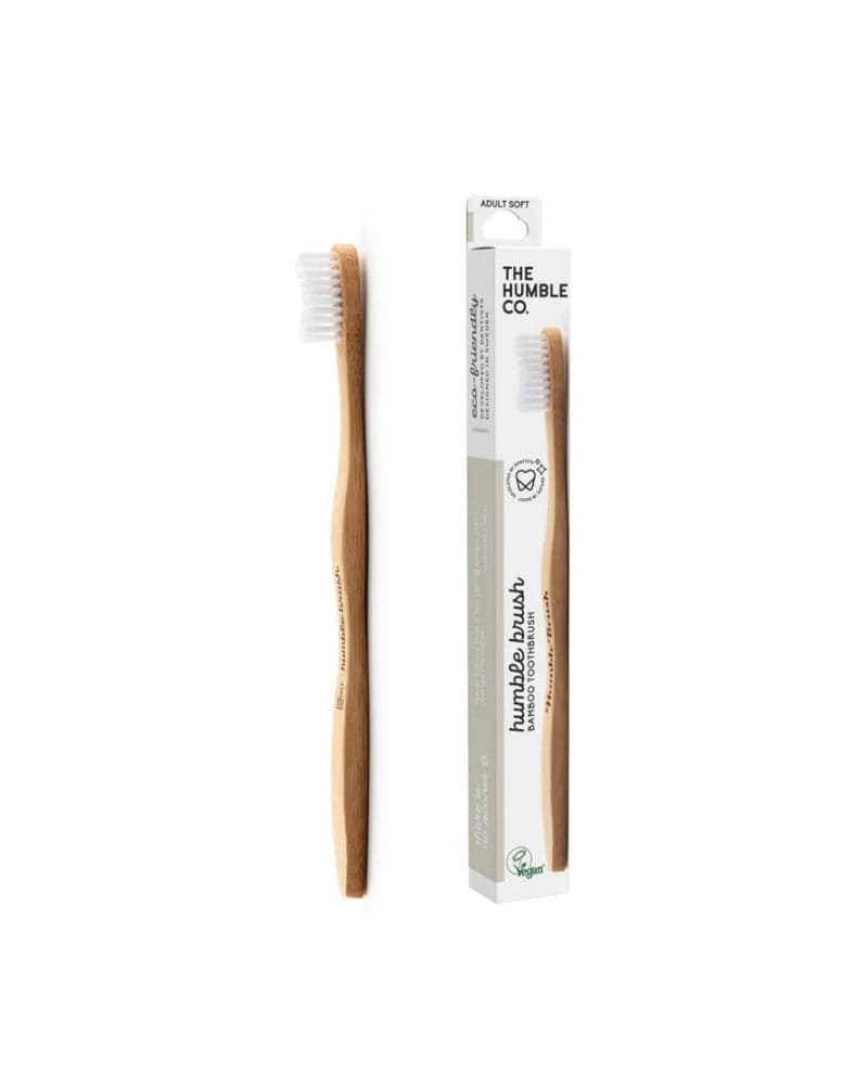 HUMBLE BRUSH-ADULT WHITE SOIFT