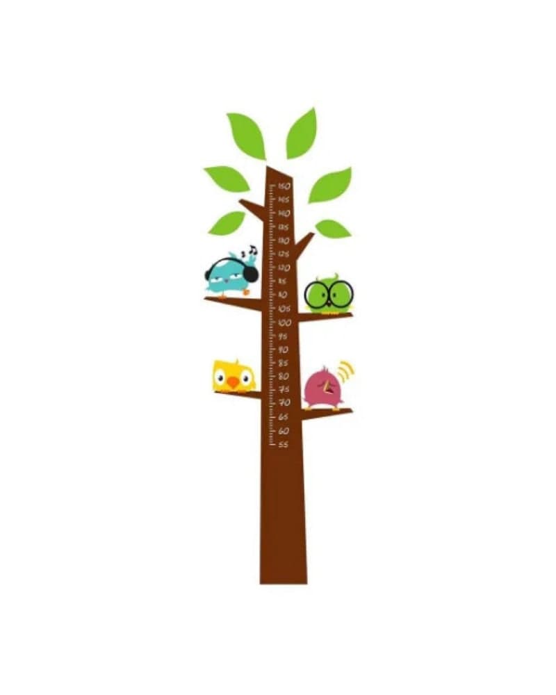 MYCEY HEIGHT MEASUREMENT STICKERS - BIRD FAMILY