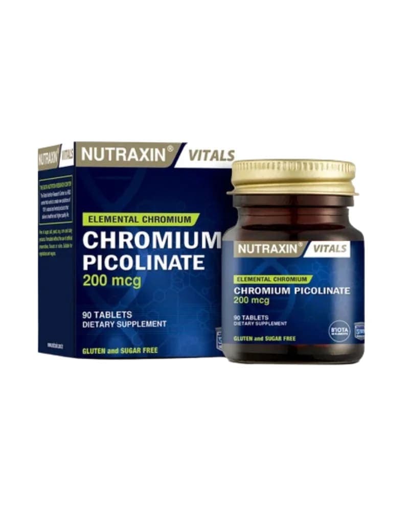 N.5609 NUTRAXIN CHROMIUM PICOLINATE 200MCG A90 TAB