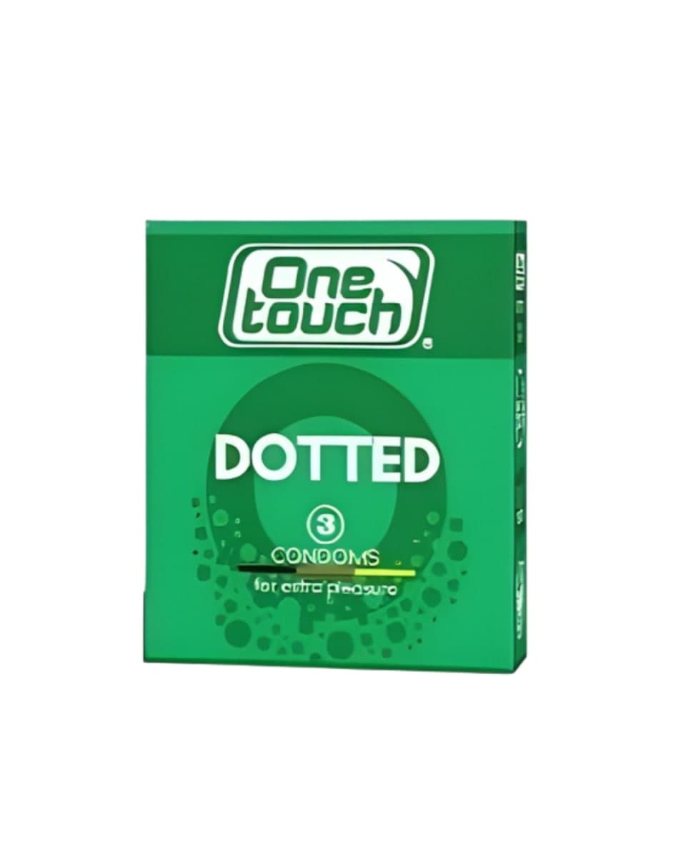 OT003 KONDOM ONE TOUCH DOTTED N3