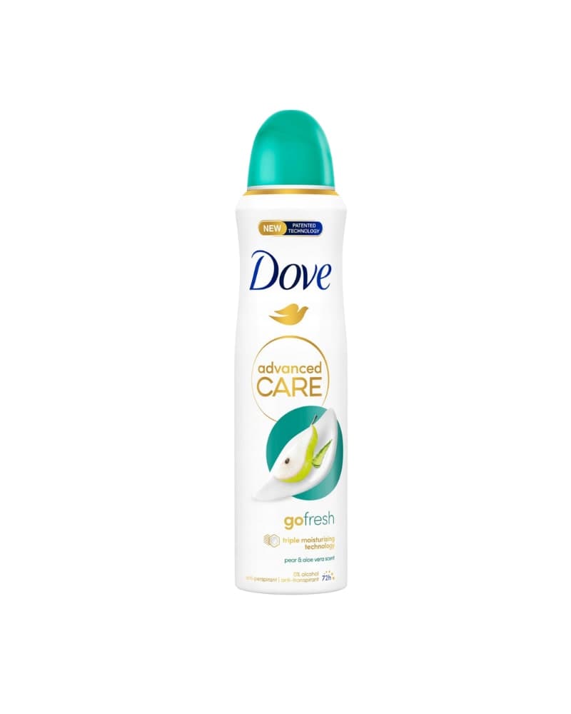 DOVE DEO W. ADV. PEAR ALOE VERA 150ML