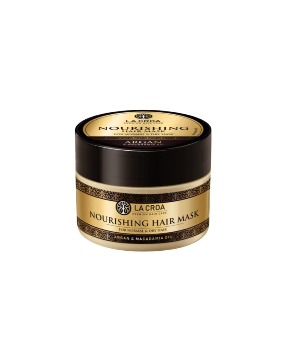 LA CROA NOURISHING HAIR MASK 200ML ARGAN & MACADAMIA OIL